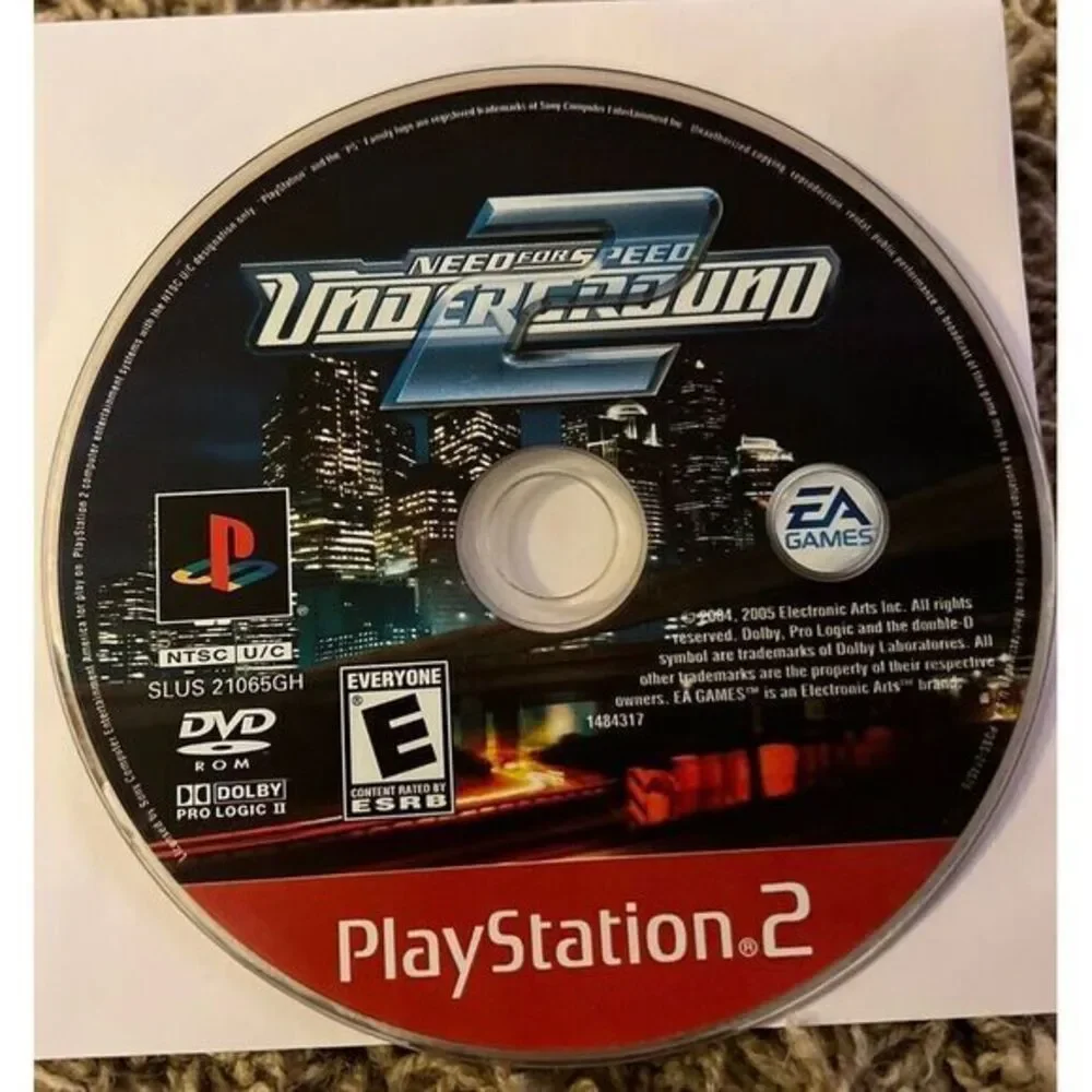 Ps2 Games Lot  Need For Speed, Underground 2, DD Revolution, Football,‎ NASCAR